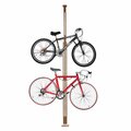 Bromas 2021 Woody Bike Stand Bicycle Rack Storage or Display Holds Two Bicycles BR3857298